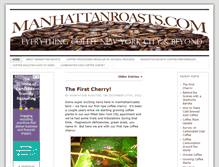 Tablet Screenshot of manhattanroasts.com